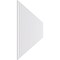 Ekena Millwork Set of Five Panels for 94 1/2"W x 24 1/4"H Beadboard Fretwork Wainscot Wall Paneling WPKP12X01X19BBD - alternate 5
